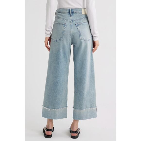 RAG & BONE Andi High Rise Ankle Wide Leg Jeans Bloomfield Women's Size 30 - Picture 11 of 11